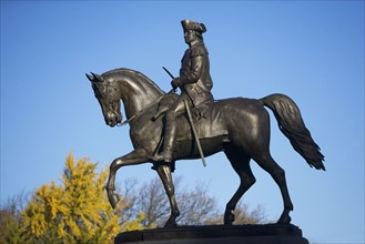 USA, Massachusetts, Boston, George Washington statue in Public Garden. Photo : fotog