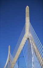 USA, Massachusetts, Boston, Leonard P. Zakim Bunker Hill Memorial Bridge. Photo : fotog