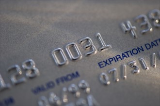 USA, New Jersey, Jersey City, Close-up view of credit card. Photo : Daniel Grill