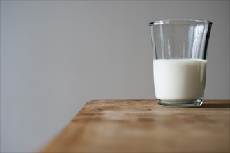Glass of milk.
