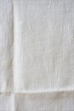 Linen tablecloth.