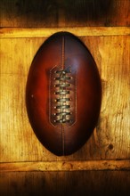 Historic rugby ball.