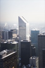 USA, New York City, View of Manhattan covered with snow. Photo : fotog