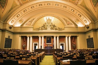 USA, Minneapolis, Minnesota, State Capitol building interior. Photo : Henryk Sadura