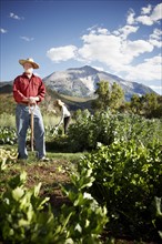 USA, Colorado, Aspen, farmers working in field. Photo : Shawn O'Connor