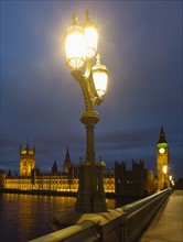 United Kingdom, London, Houses Of Parliament at night.