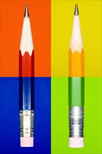 Close-up of multicolored pencils. Photo : Antonio M. Rosario