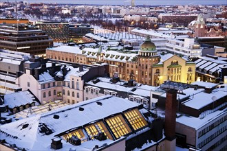 Finland, Helsinki, Winter cityscape. Photo: Henryk Sadura