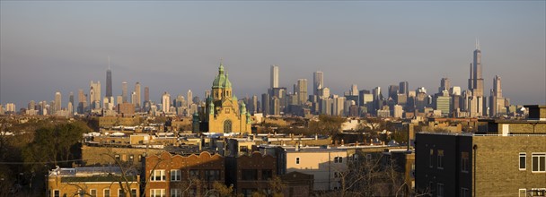 USA, Illinois, Chicago skyline. Photo: Henryk Sadura