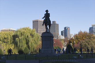 USA, Massachusetts, Boston, George Washington monument. Photo: fotog