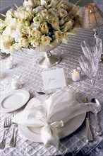 Wedding reception table. Photo: Antonio M. Rosario