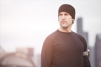 Portrait of man in workout wear. Photo : Take A Pix Media