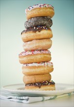Stack of donuts. Photo : Jamie Grill Photography