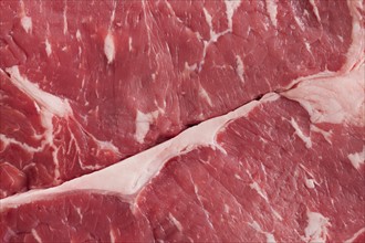 Close-up of raw steak.