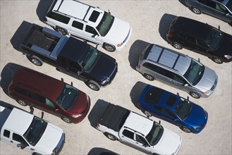 USA, Florida, Miami, Aerial view of car park. Photo : fotog