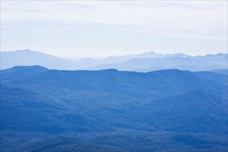 USA, New York State, View of Adirondack Mountains. Photo : Chris Hackett