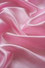 Pink silk.