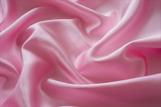 Pink silk.