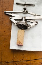 Cork screw bottle opener.