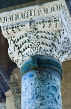 Turkey, Istanbul, Haghia Sophia Mosque column.