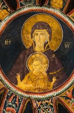 Turkey, Istanbul, Kariye Museum, madonna with child, fresco.
