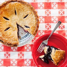 Blueberry pie. Photo : Jamie Grill