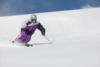 USA, Colorado, Telluride, Downhill skiing. Photo : db2stock