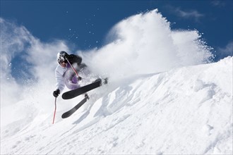 USA, Colorado, Telluride, Downhill skiing. Photo: db2stock