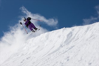 USA, Colorado, Telluride, Downhill skiing. Photo: db2stock