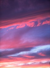 Colorful evening sky . Photo: fotog