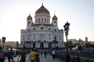 Russia, Moscow, Cathedral of Christ the Savior. Photo: Winslow Productions