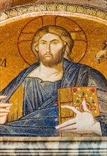 Turkey, Istanbul, Kariye Museum, Jesus Christ, fresco.