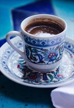 Turkey, Istanbul, Cup of Turkish coffee.