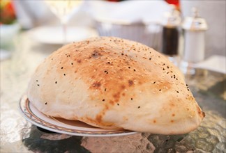 Turkey, Istanbul, Turkish Lavash bread.