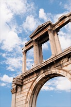 Greece, Athens, Hadrians Gate.