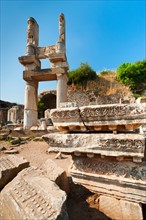 Turkey, Ephesus, Temple of Domitian.