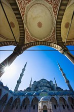 Turkey, Istanbul, Sultanahmet Mosque.