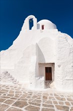 Greece, Cyclades Islands, Mykonos, Paraportiani church.