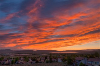 USA, Nevada, Reno, Scenic sunrise . Photo: Gary J Weathers