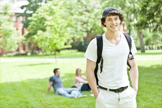 Portrait of male student on campus. Photo : Take A Pix Media
