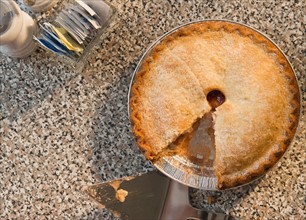 Close up of apple pie. Photo : Jamie Grill