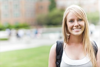 Portrait of female college student. Photo : Take A Pix Media