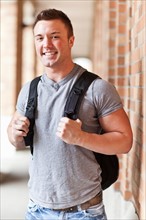 Portrait of male college student. Photo : Take A Pix Media