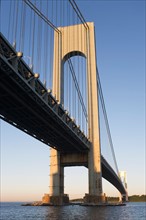 USA, New York State, New York City, Manhattan, Verrazano-Narrows Bridge. Photo : fotog