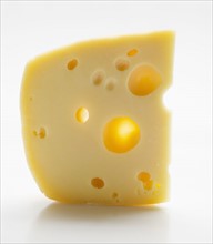 Cheese on white background, studio shot.