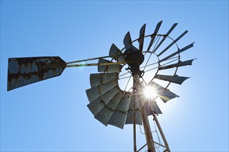 USA, Georgia, Stone Mountain, Old fashioned turbine.