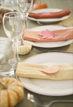 Close up of table setting. Photo: Jamie Grill