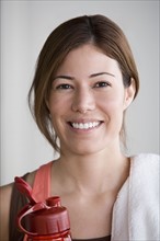 Portrait of female athlete. Photo : Rob Lewine