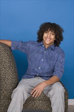 Portrait of teenage boy (14-15). Photo: Rob Lewine