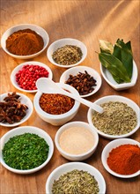 Variety of spices.